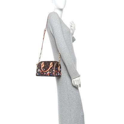 LV X TM Monogram Flowers Speedy Bandouliere 20