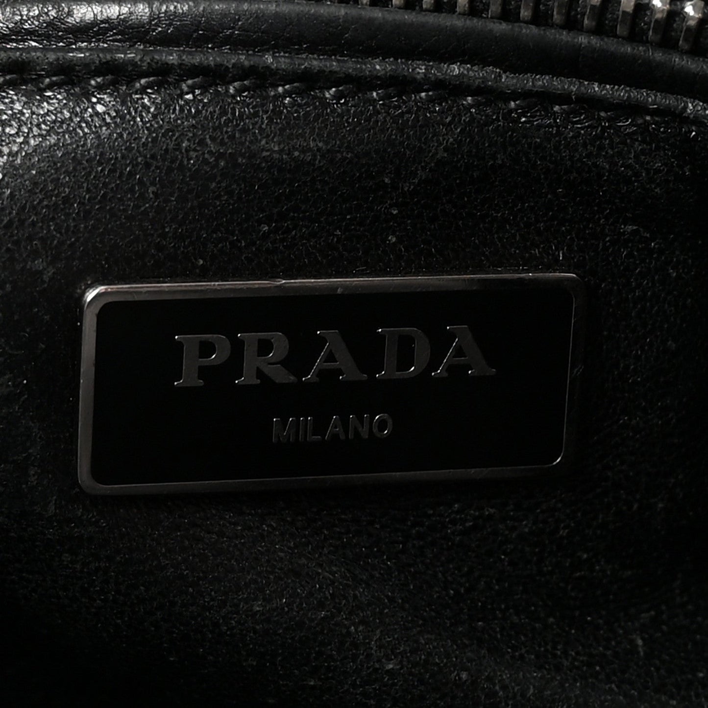 Glace Calf Twin Pocket Tote Black