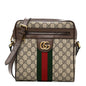 GG Supreme Monogram Web Small Ophidia Messenger Bag Brown