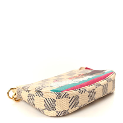 Damier Azur 2015 Christmas Animation Mini Pochette Accessories