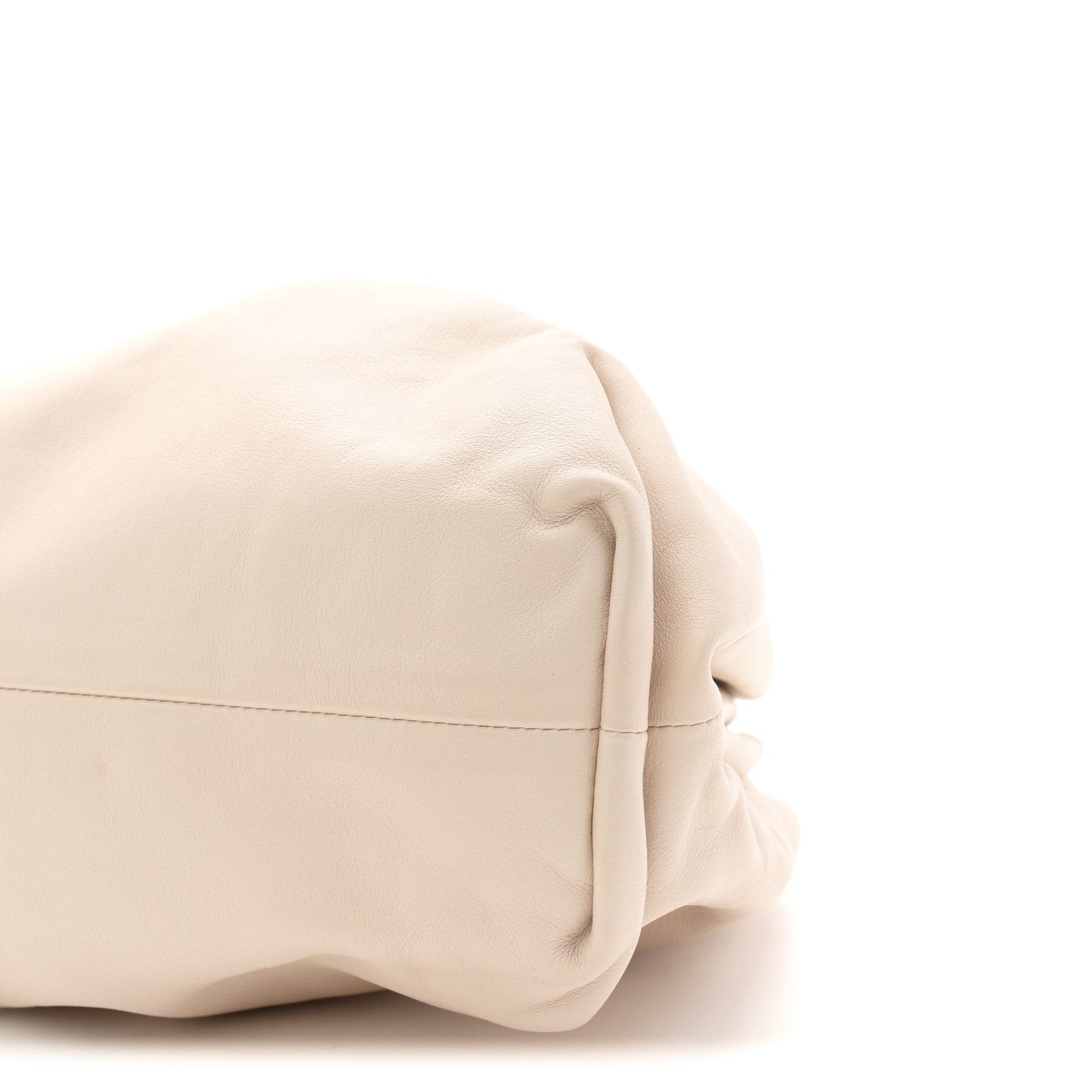 Smooth Butter Calf The Pouch Oversized Clutch Plaster
