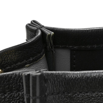 Grained Calfskin Medium The Tote Bag Black