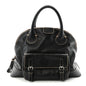 Calfskin Edith Dome Bowler Black