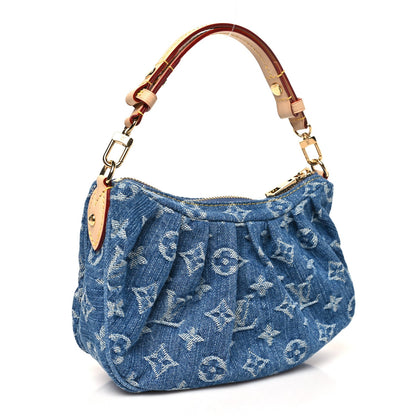 Monogram Denim Pochette Valley Blue