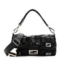 Econyl Cuoio Romano Multipocket Baguette Black