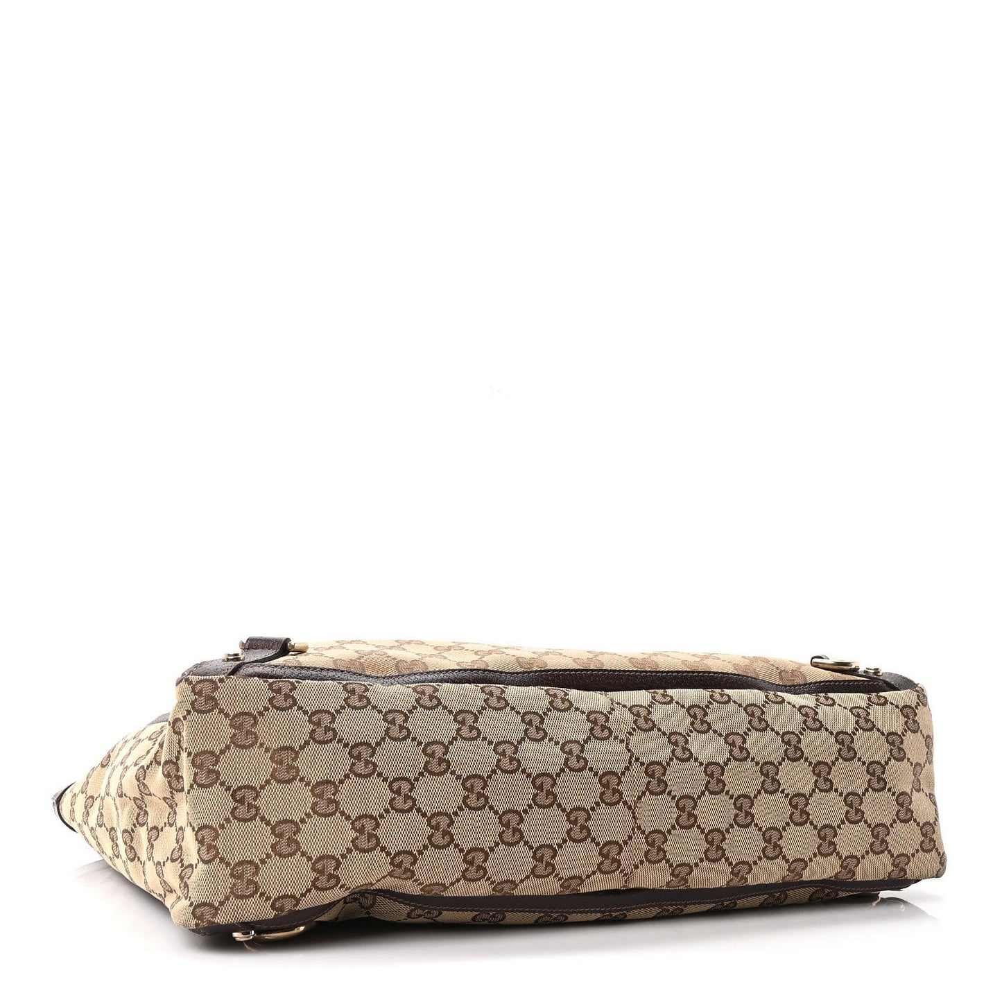 Monogram Large Abbey Tote Dark Brown