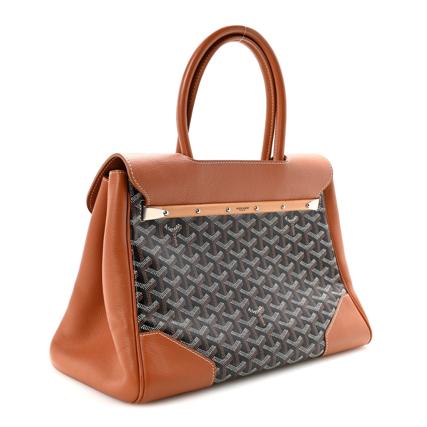 Goyardine Saigon Tote Black Gold