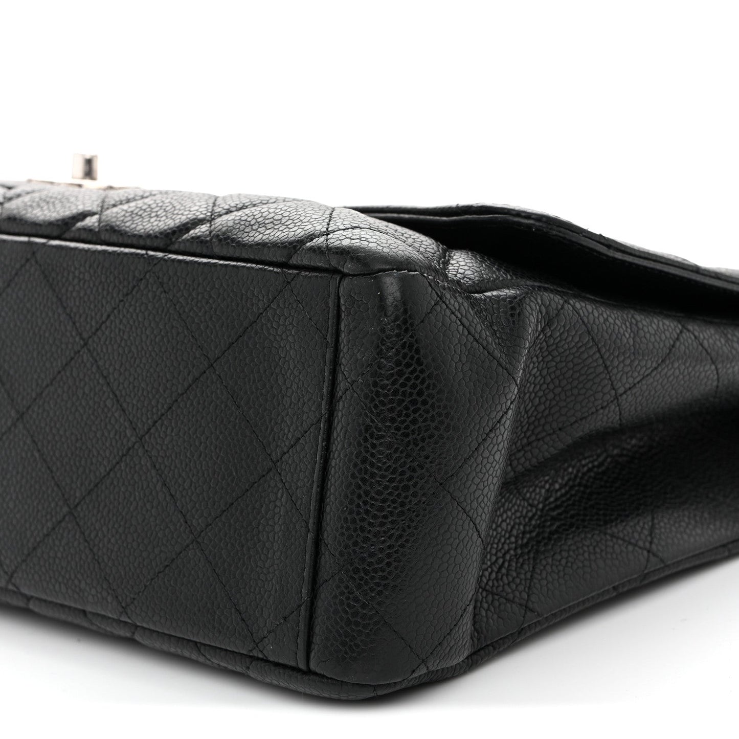 Caviar Maxi Single Flap Black