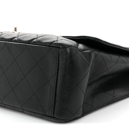 Caviar Maxi Single Flap Black