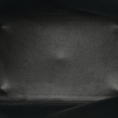 Grainy Calfskin VLogo Escape Hobo Bag Black