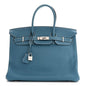 Togo BIRKIN 35 Blue Jean