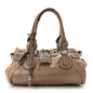 Calfskin Medium Paddington Satchel Beige