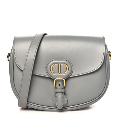 Box Calfskin Medium Bobby Flap Gray