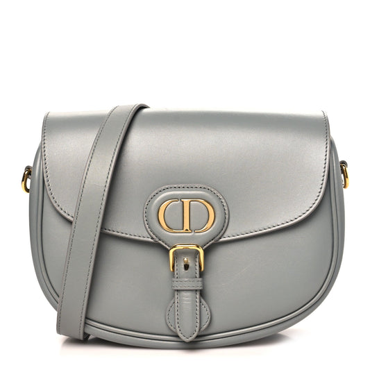 Box Calfskin Medium Bobby Flap Gray