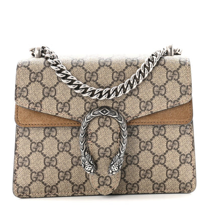 GG Supreme Monogram Mini Dionysus Shoulder Bag Taupe