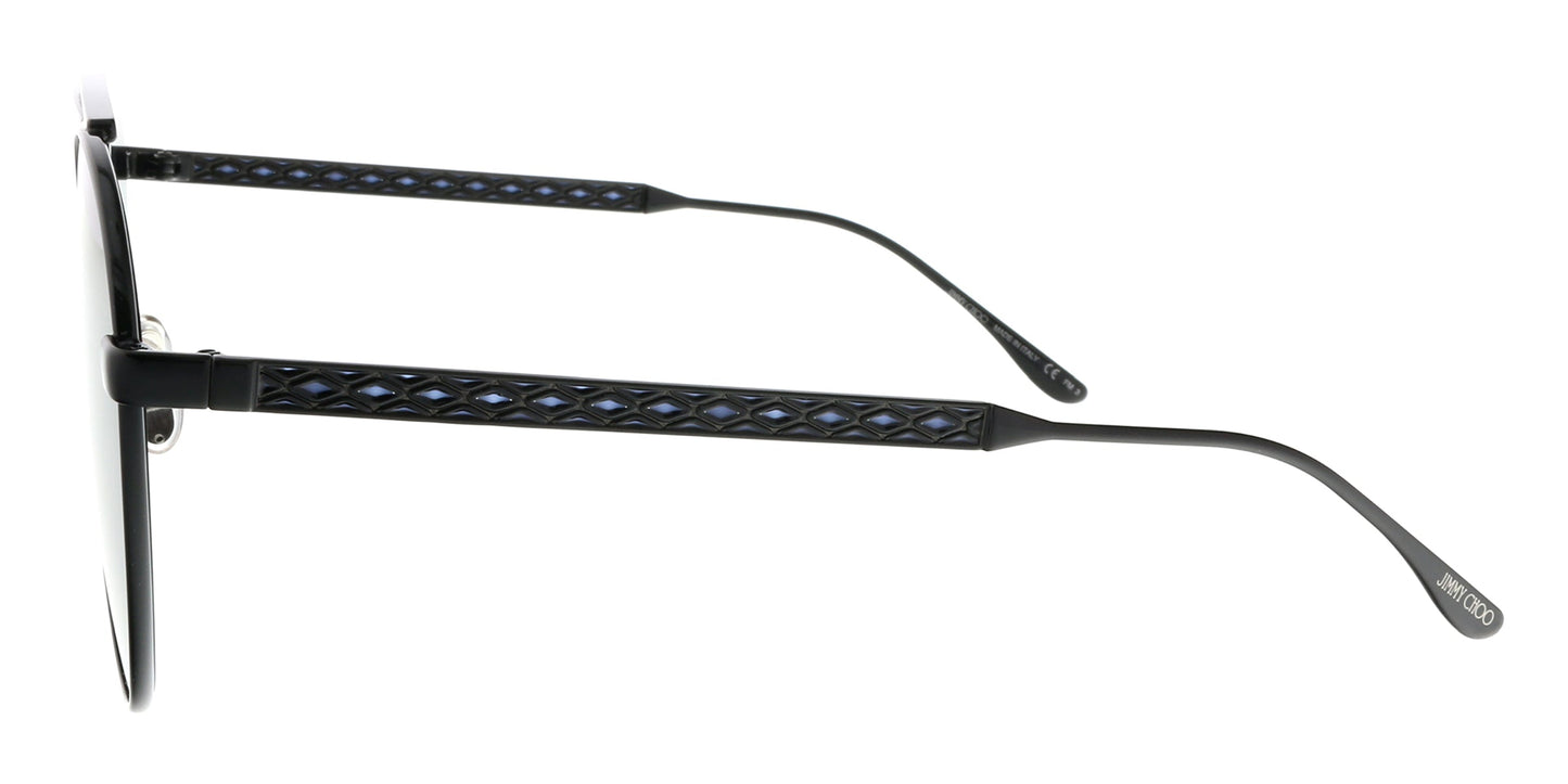 Jimmy Choo Black Aviator AVE/S 807 Sunglasses