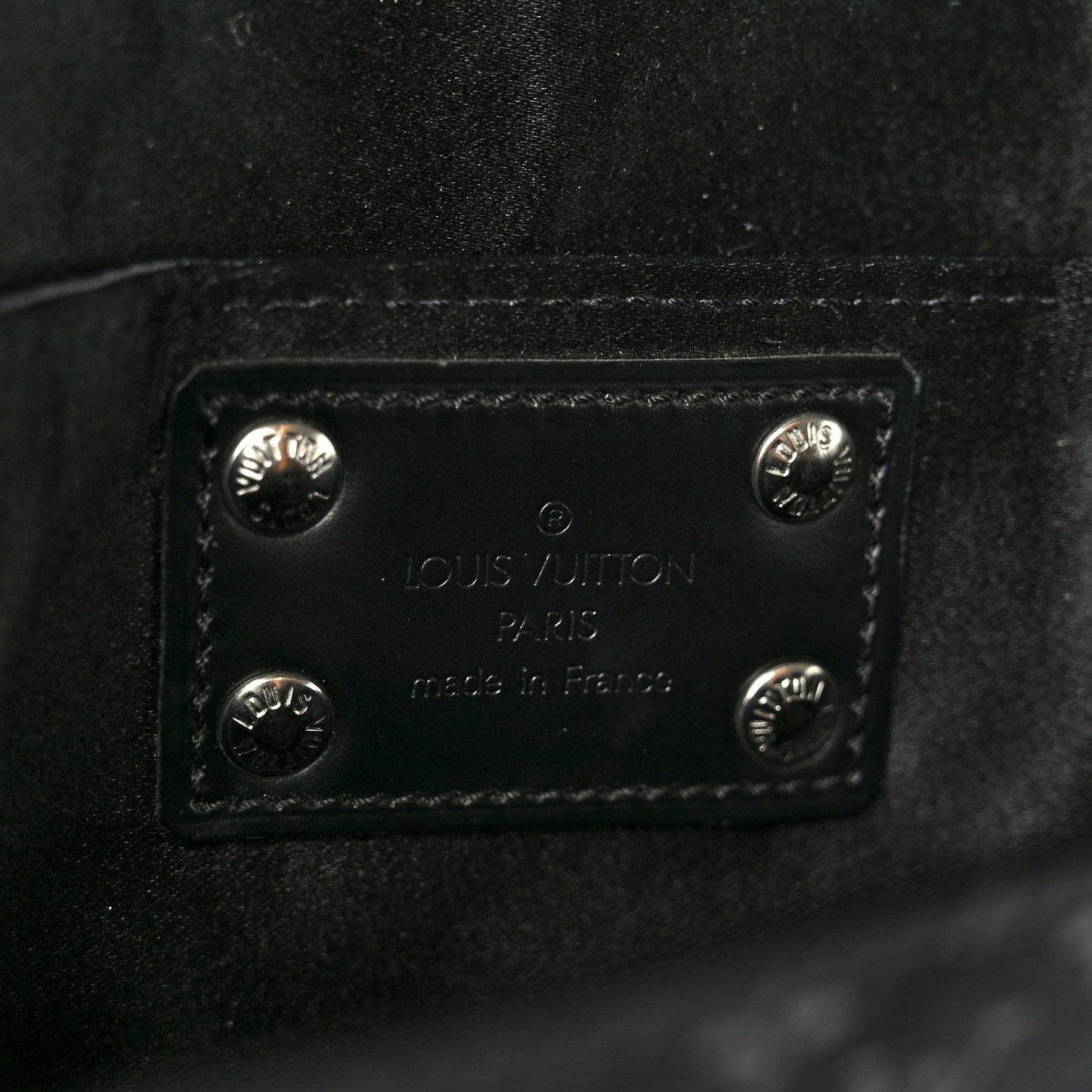 Satin Mini Monogram Conte De Fees Patchwork Musette Black
