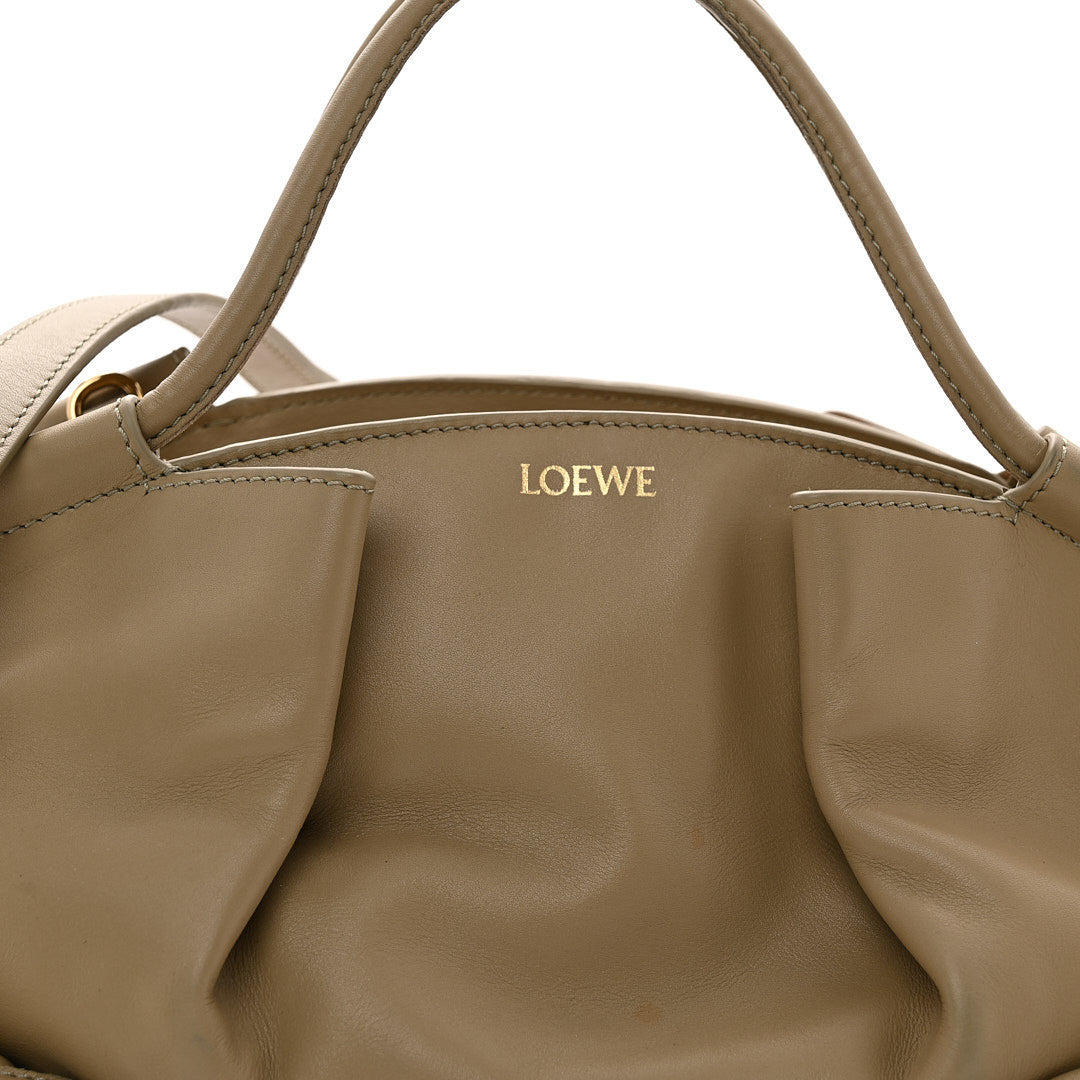 Shiny Nappa Calfskin Small Paseo Bag Clay Green