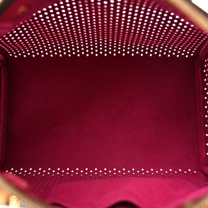 Monogram Perforated Speedy 30 Fuchsia