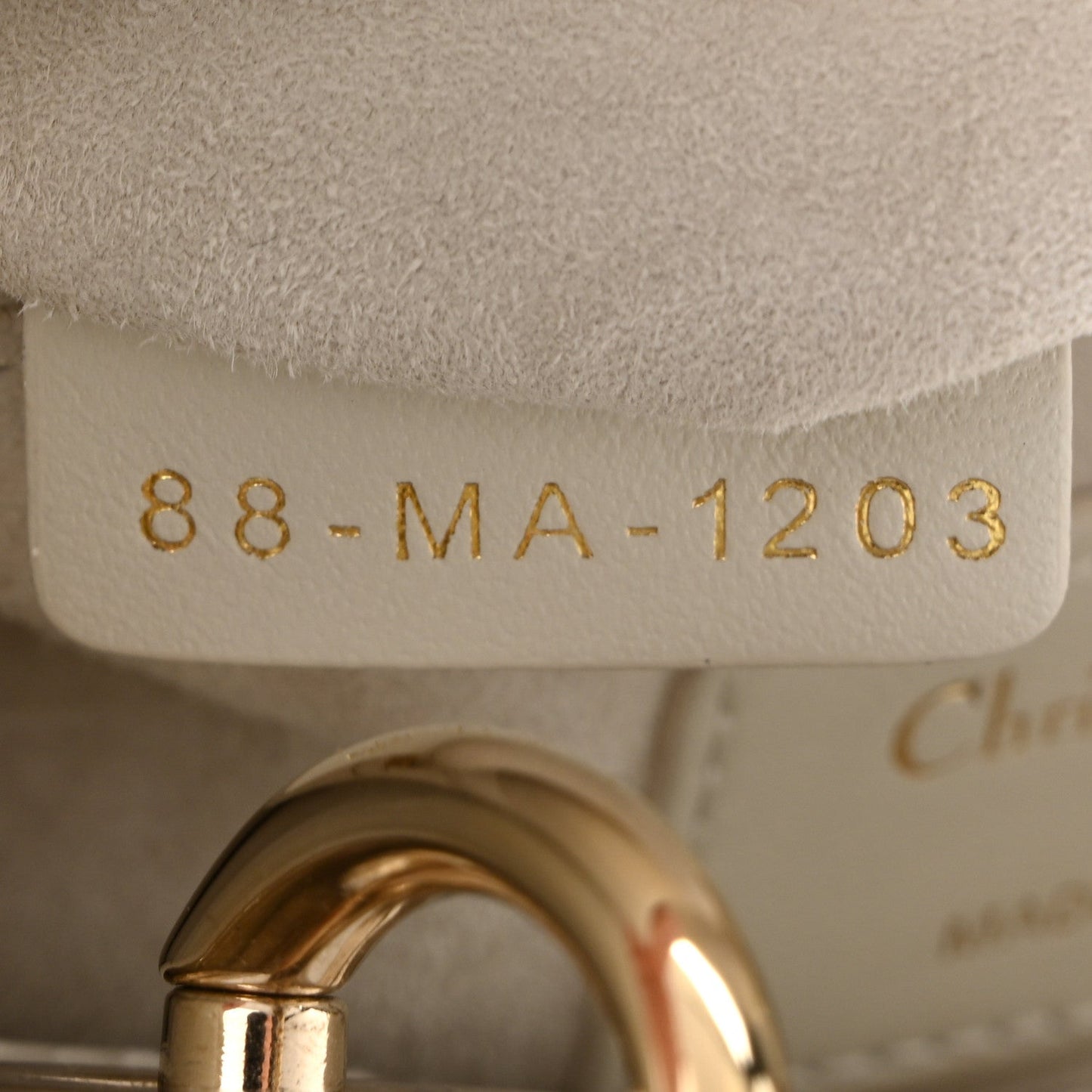 Lambskin Cannage Mini Lady Dior White