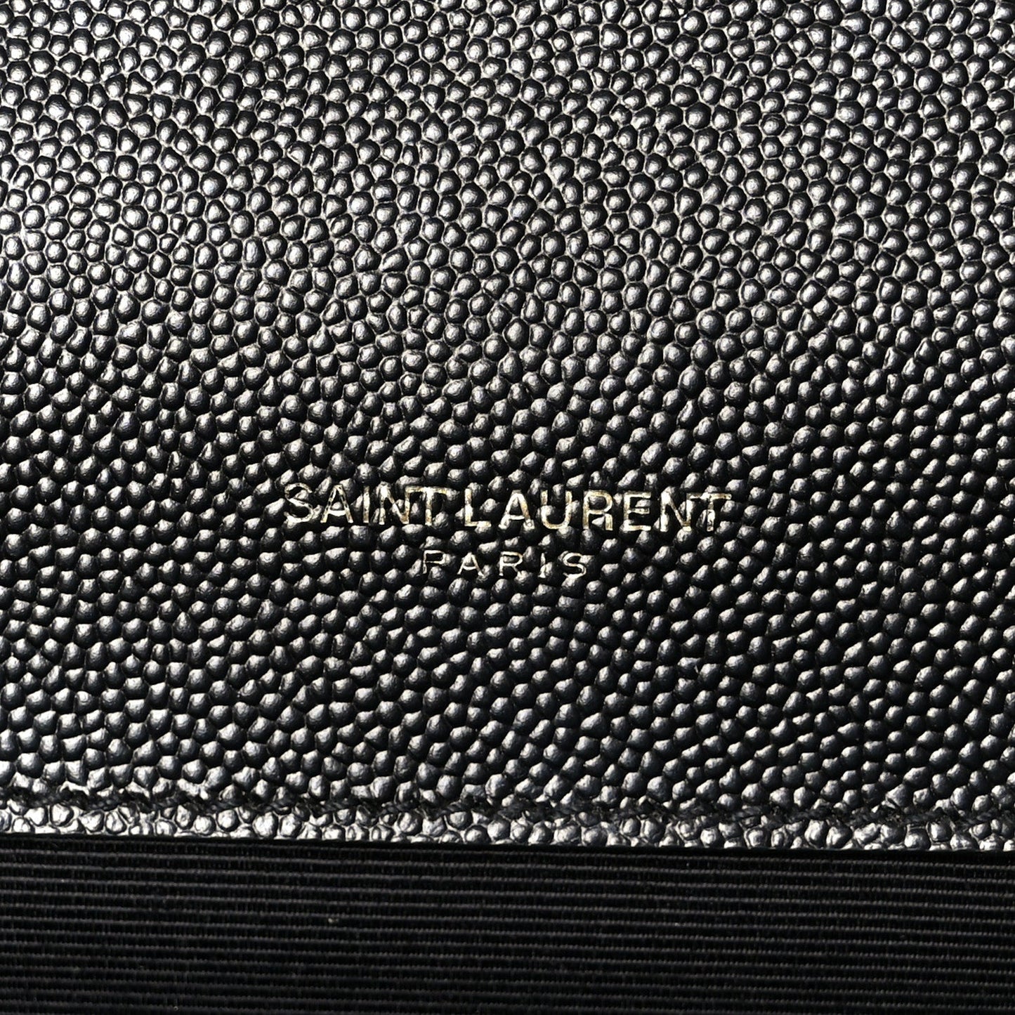 Grain De Poudre Textured Mixed Matelasse Triquilt Medium Monogram Satchel Black