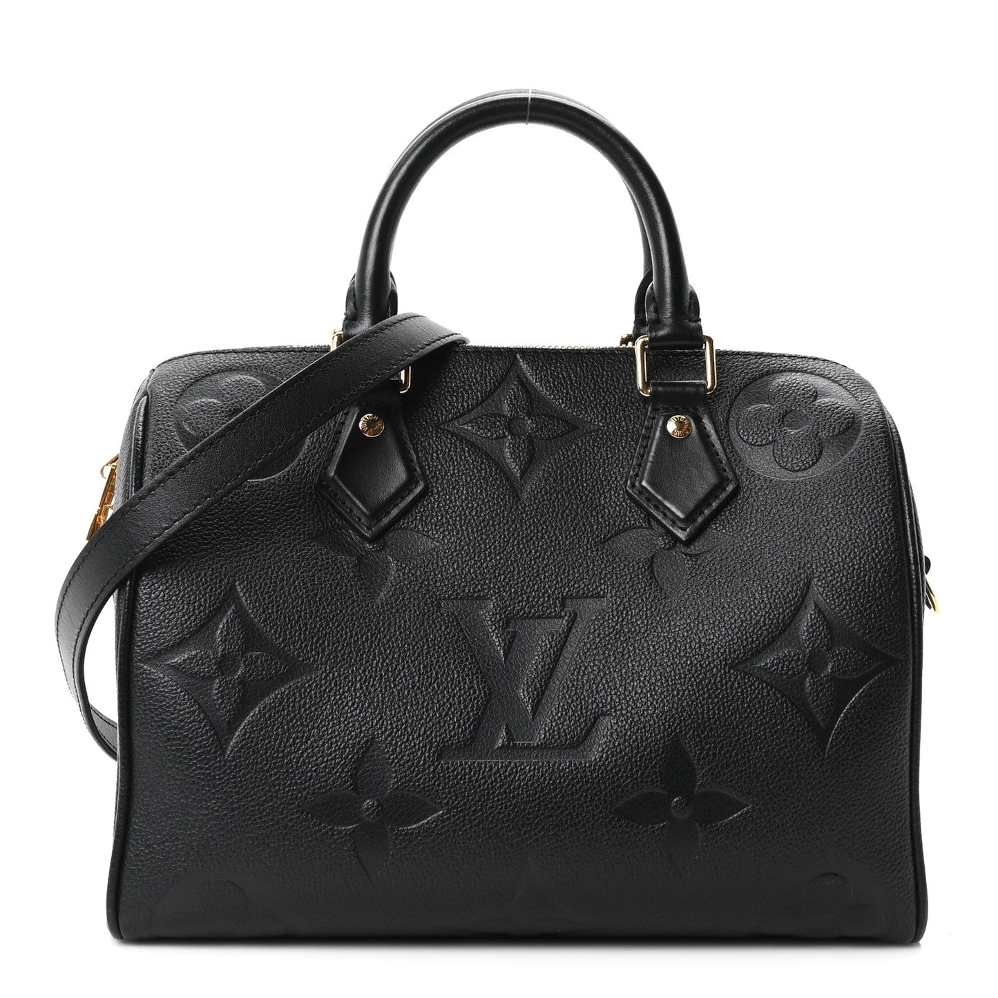 Empreinte Monogram Giant Speedy Bandouliere 25 Black
