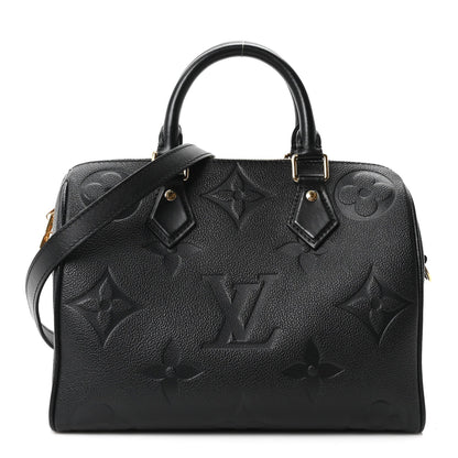 Empreinte Monogram Giant Speedy Bandouliere 25 Black