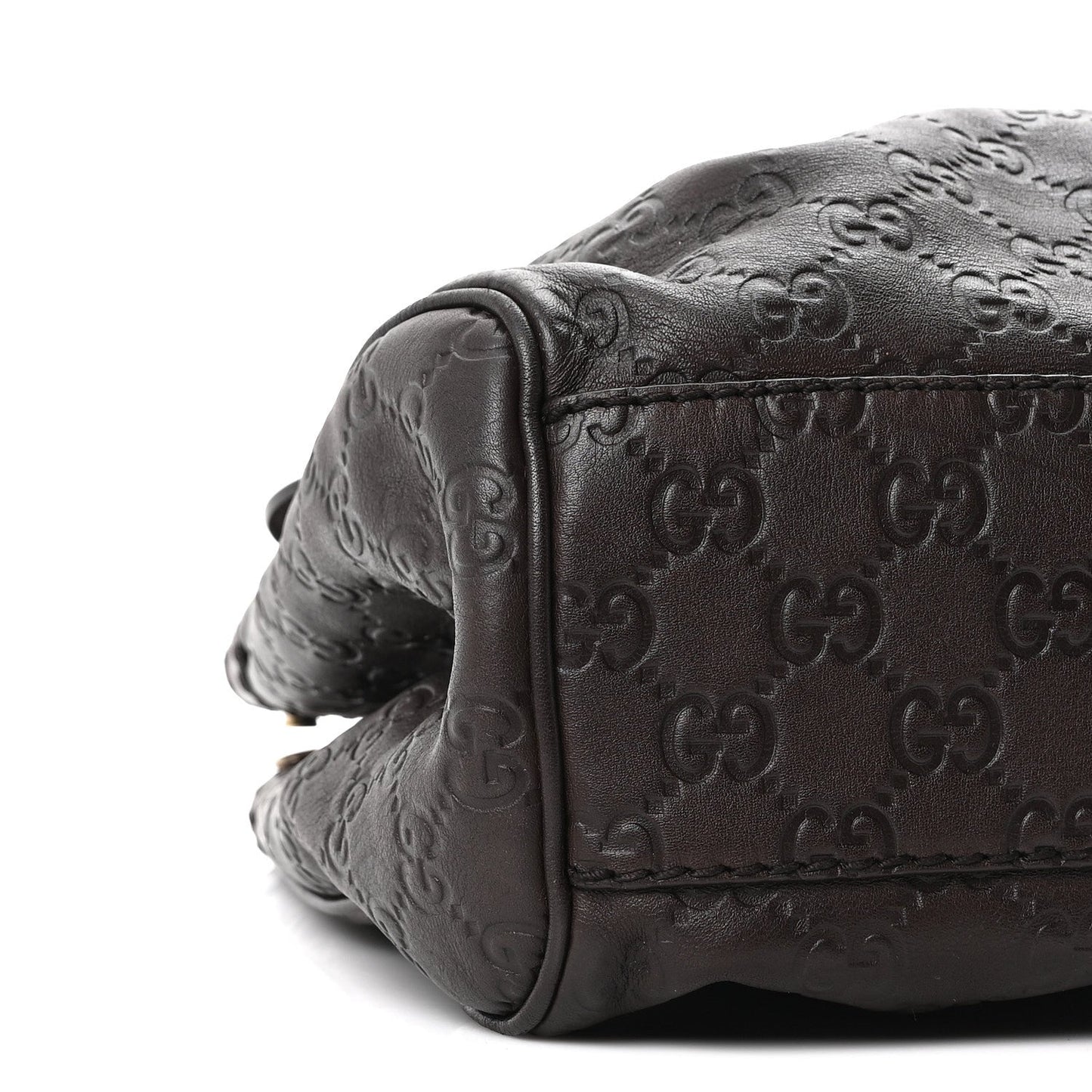 Guccissima Medium Sukey Tote Chocolate