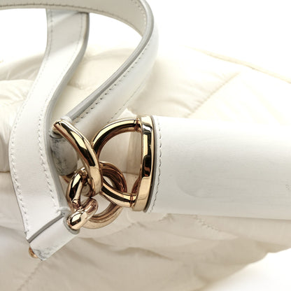 Marsupio Nylon Quilted Piumino 2 Belt Bag White