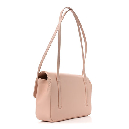 Shiny Caviar Preppy Coco Small Flap Light Pink