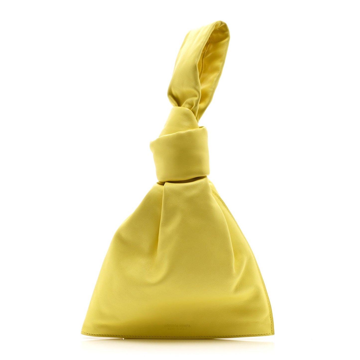 Calfskin Mini BV Twist Yellow