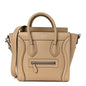 Drummed Calfskin Nano Luggage Dune
