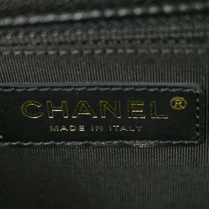Caviar Quilted New Medium Boy Flap Black
