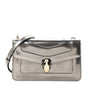 Metallic Serpenti Forever Small Shoulder Bag Silver