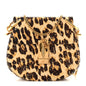 Calfskin Leopard Print Mini Drew Shoulder Bag