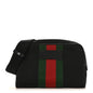 Canvas Web Slim Belt Bag Black