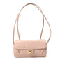 Shiny Caviar Preppy Coco Small Bowling Bag Light Pink