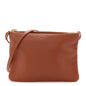 Lambskin Large Trio Crossbody Bag Tan