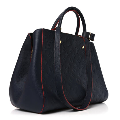 Empreinte Montaigne MM Marine Rouge