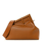 Shiny Nappa Medium Fendi First Caramello