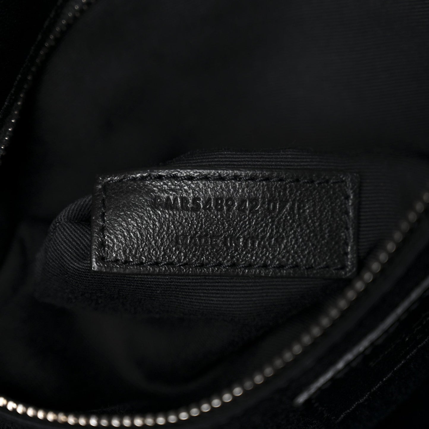 Patent Crocodile Embossed Lambskin Monogram Medium Niki Chain Satchel Black