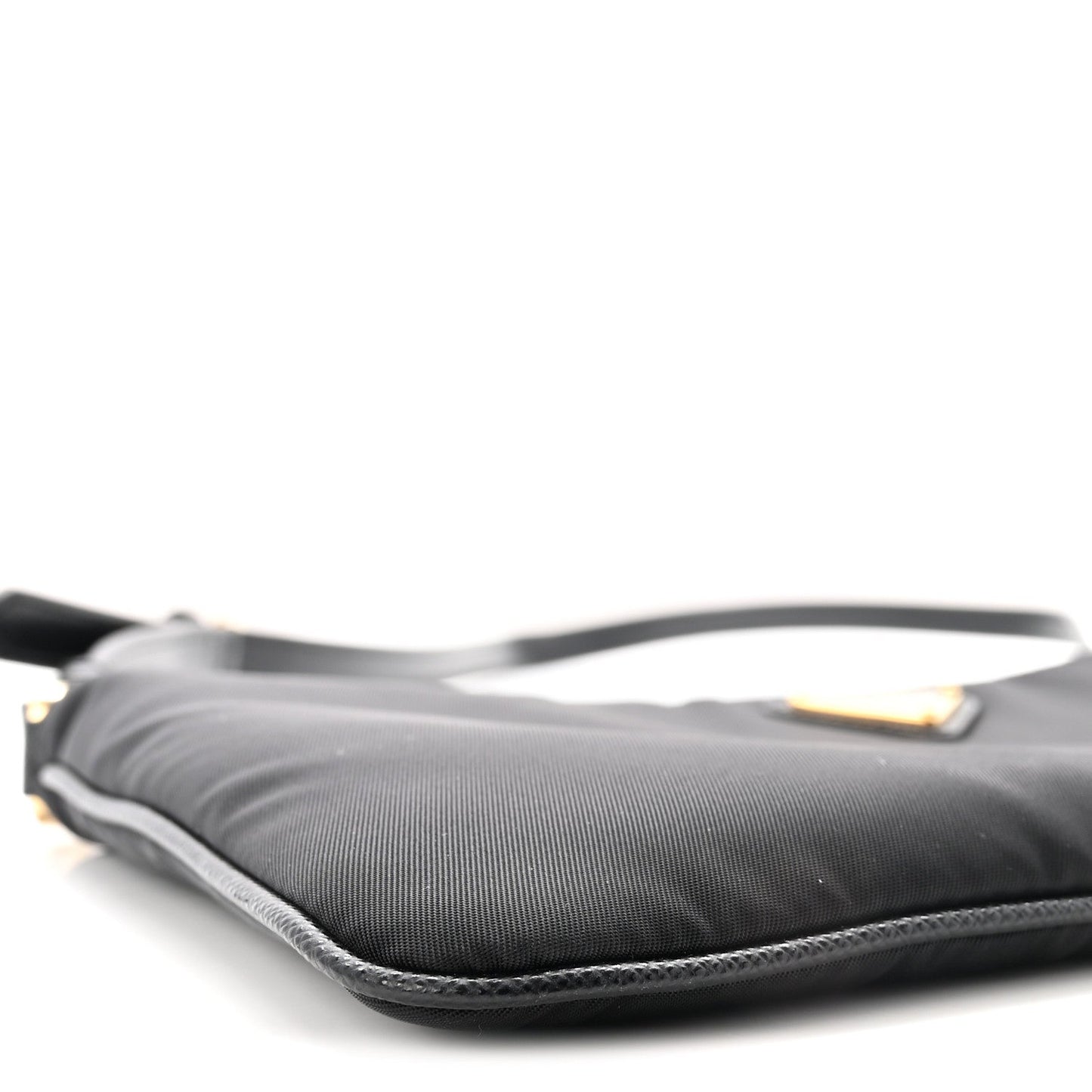 Re-Nylon Saffiano Raso Shoulder Bag Black