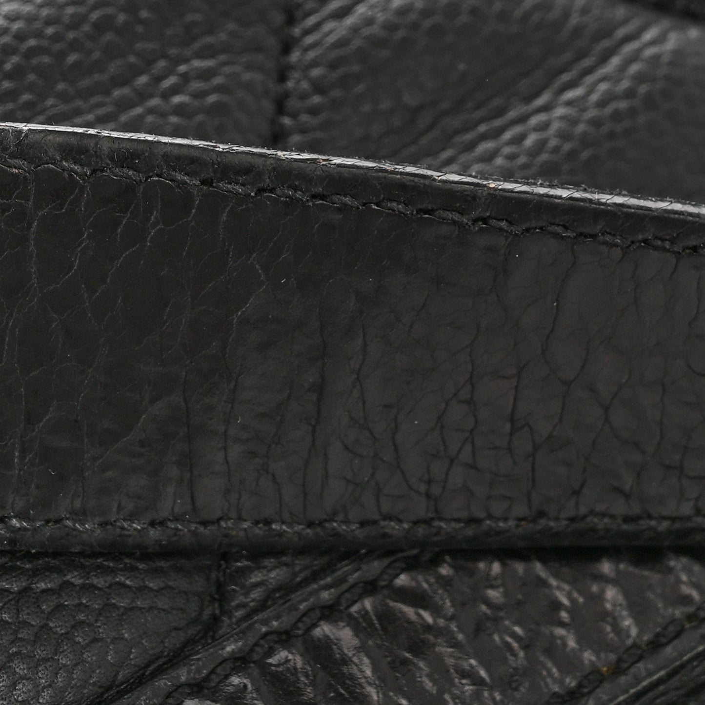 Caviar Quilted Coco Casual Flap Black