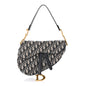 Oblique Saddle Bag Blue