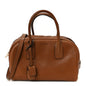 Calfskin Small Sac De Jour Boston Handle Toasted Brown