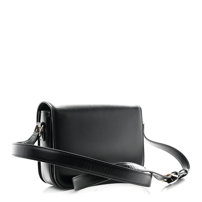 Shiny Calfskin Medium Triomphe Black