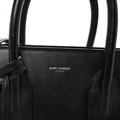 Calfskin Small Sac De Jour Black