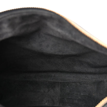 Calfskin Triomphe Heloise Shoulder Bag Slate Grey