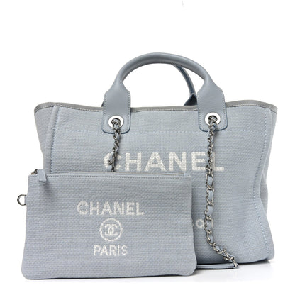 Mixed Fibers Small Deauville Tote Light Blue