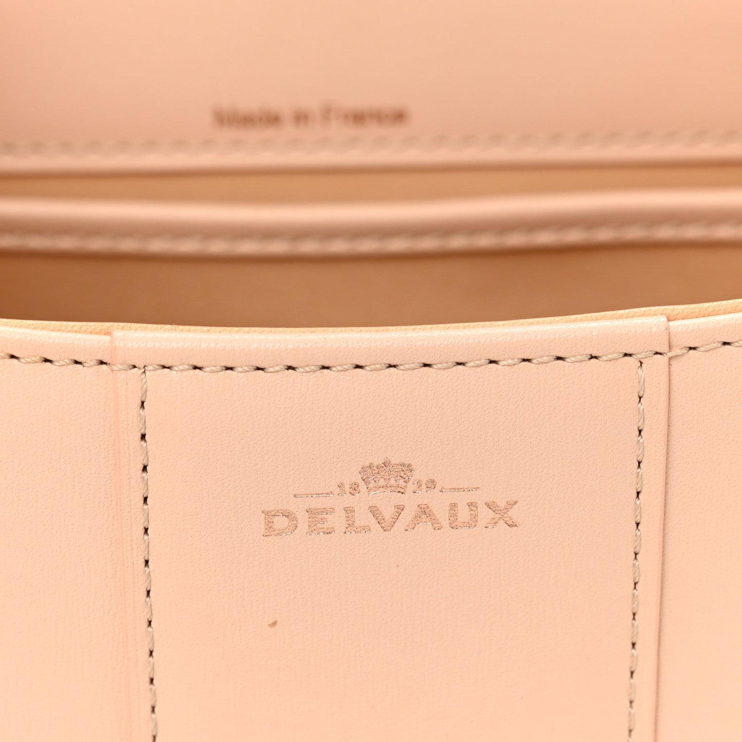 Box Calfskin Mini Brillant Satchel Nude